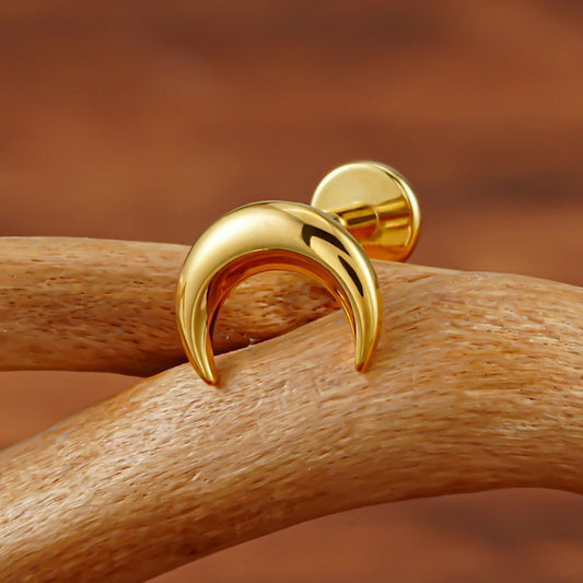 Boucle D'oreille Cartilage Demi-Lune Mystique