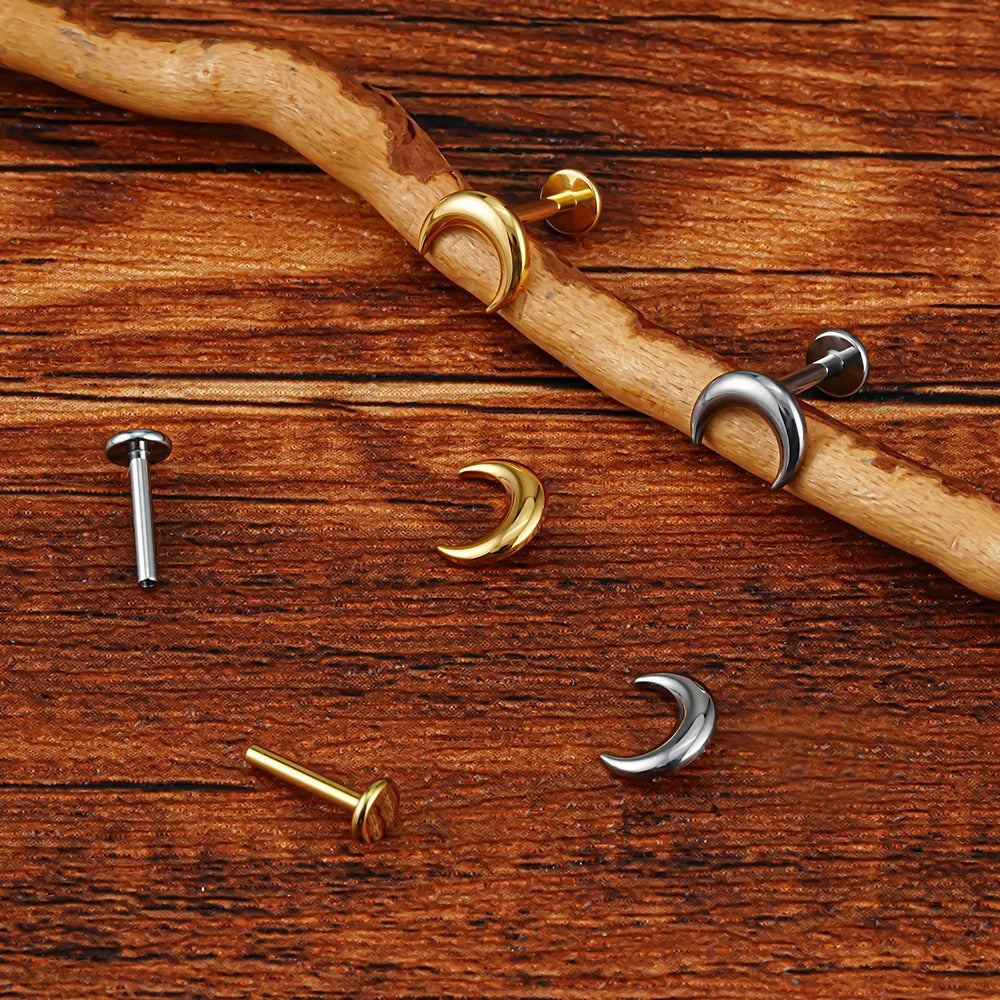 Boucle D'oreille Cartilage Demi-Lune Mystique