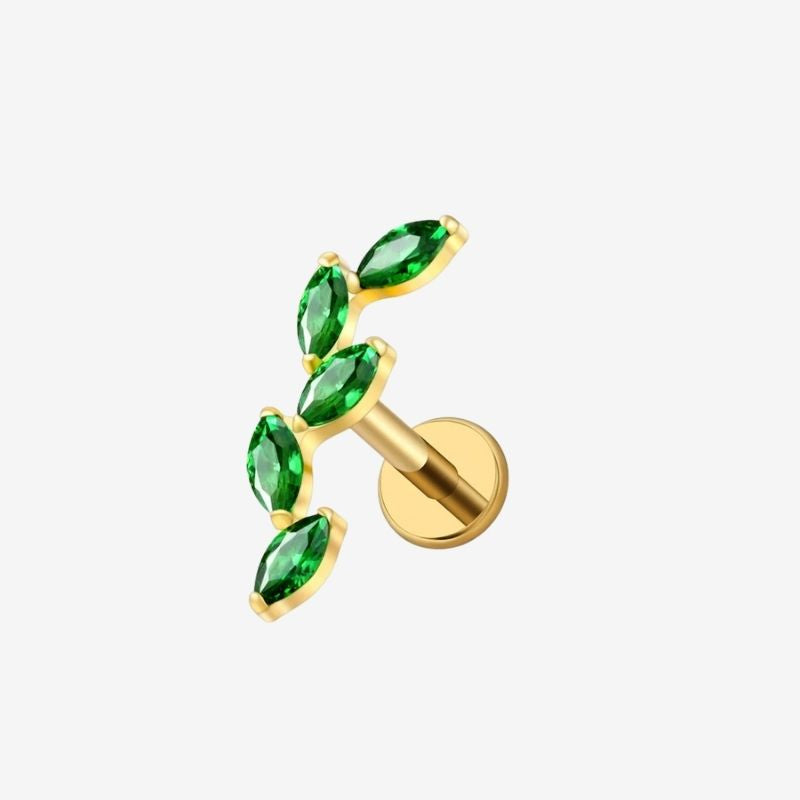 Boucle D'oreille Cartilage Éclat Marquise En Titane