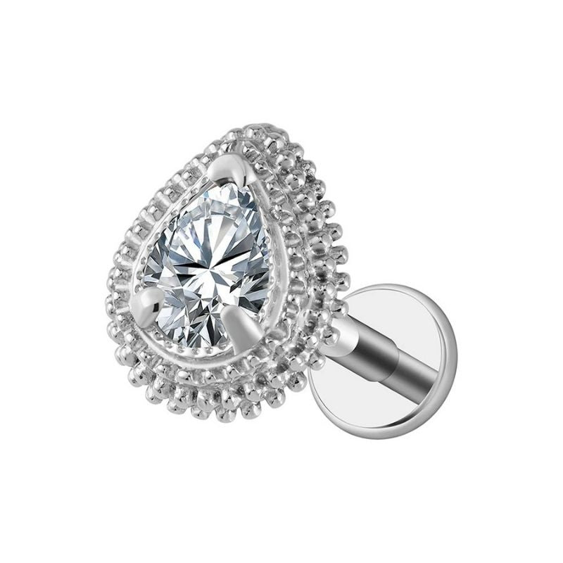 Boucle D’oreille Cartilage Goutte Cristal