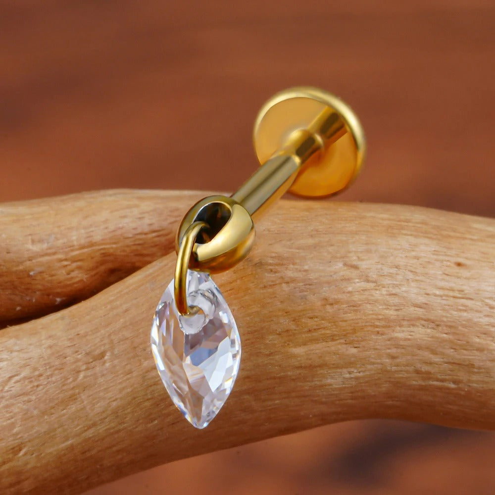 Boucle D'oreille Cartilage Goutte Suspendue Image