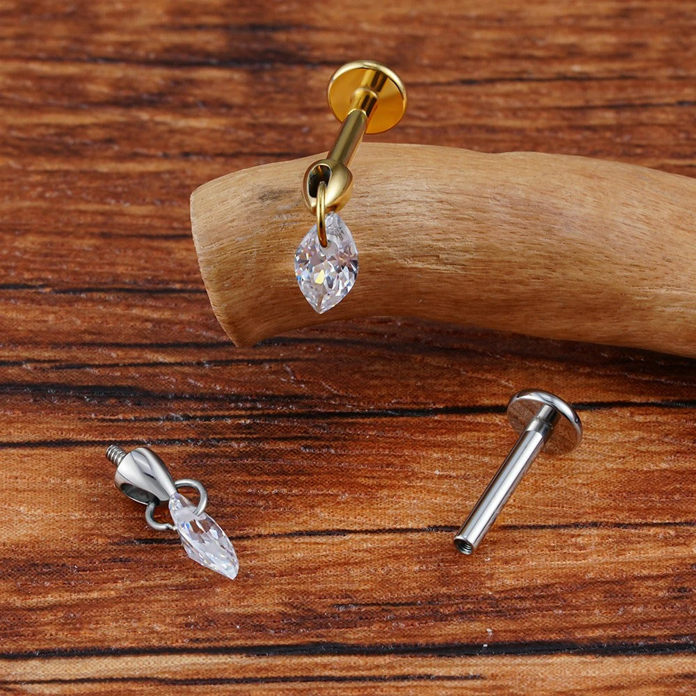 Boucle D'oreille Cartilage Goutte Suspendue Image