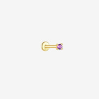 Boucle D'oreille Cartilage Mini Zircon Violet