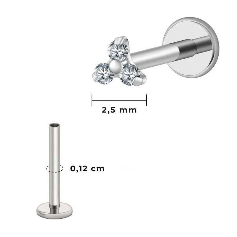 Boucle D'oreille Cartilage Trilogie Éclat