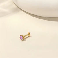 Boucle D'oreille Cartilage Zircon Lavande