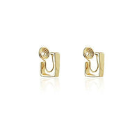 Boucle D'oreille Clip Femme Graphique