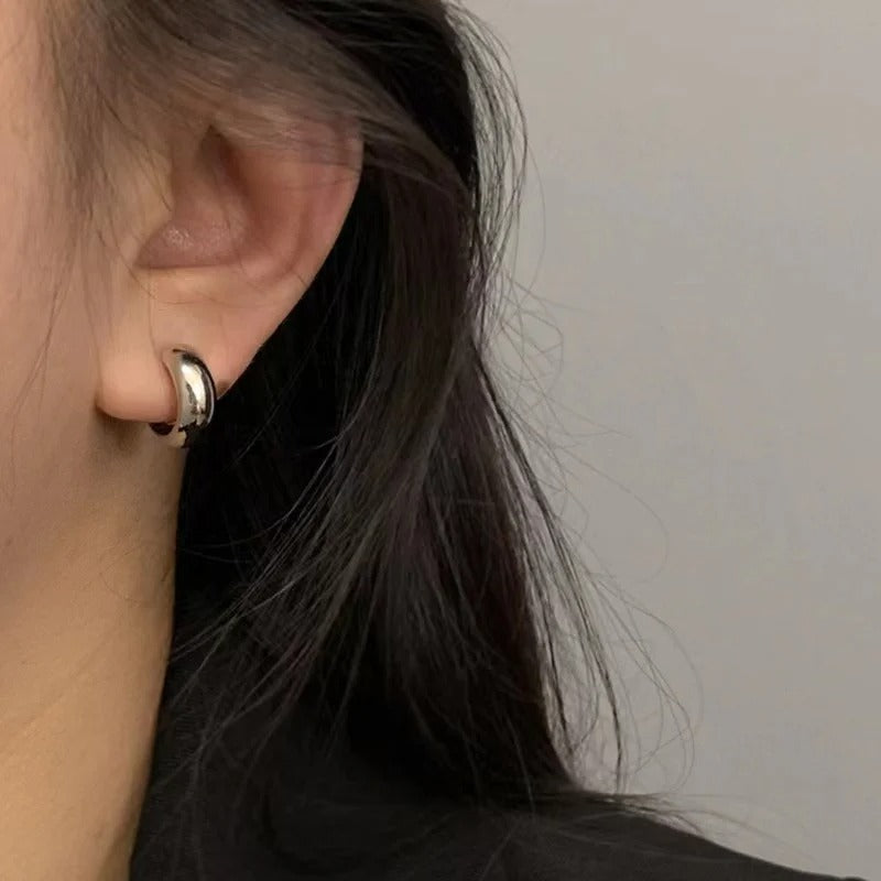 Boucle D'oreille Clip Femme Minimaliste Polyvalente
