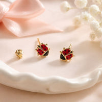 Boucle D'oreille Coccinelle Mignonne