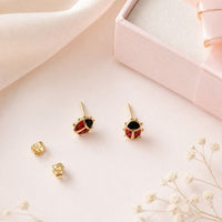 Boucle D'oreille Coccinelle Mignonne