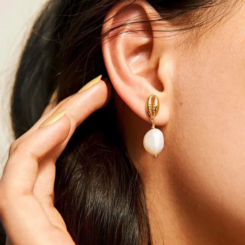 Boucle D'oreille Coquillage Lot De 4