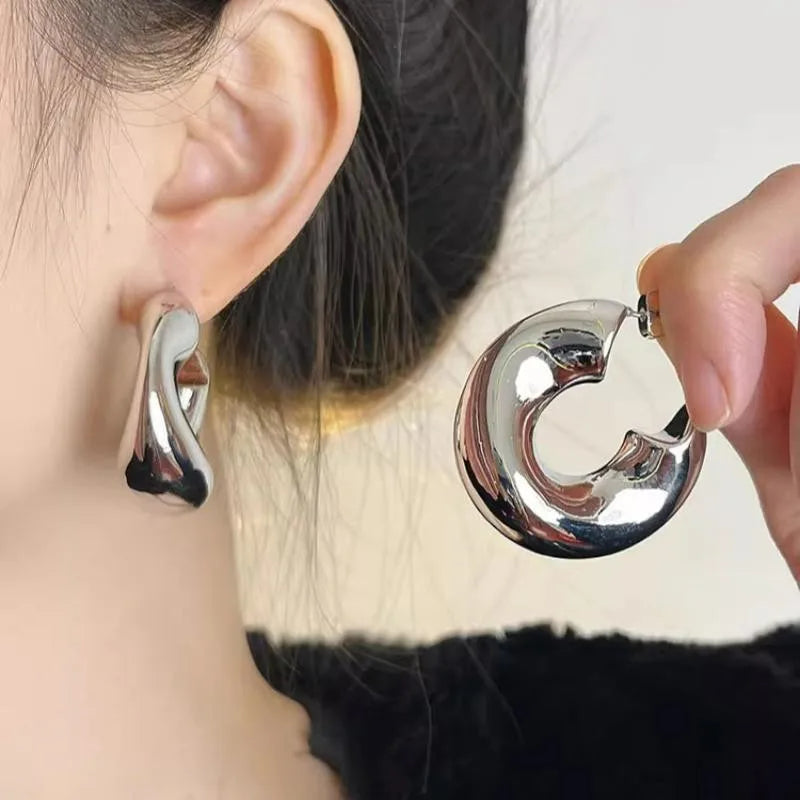 Boucle D'oreille Créole Épaisse Originale