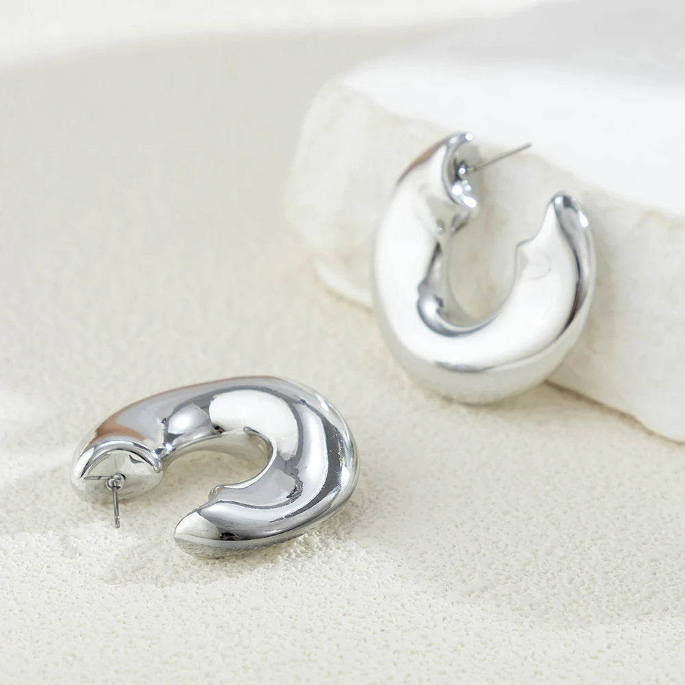 Boucle D'oreille Créole Épaisse Originale