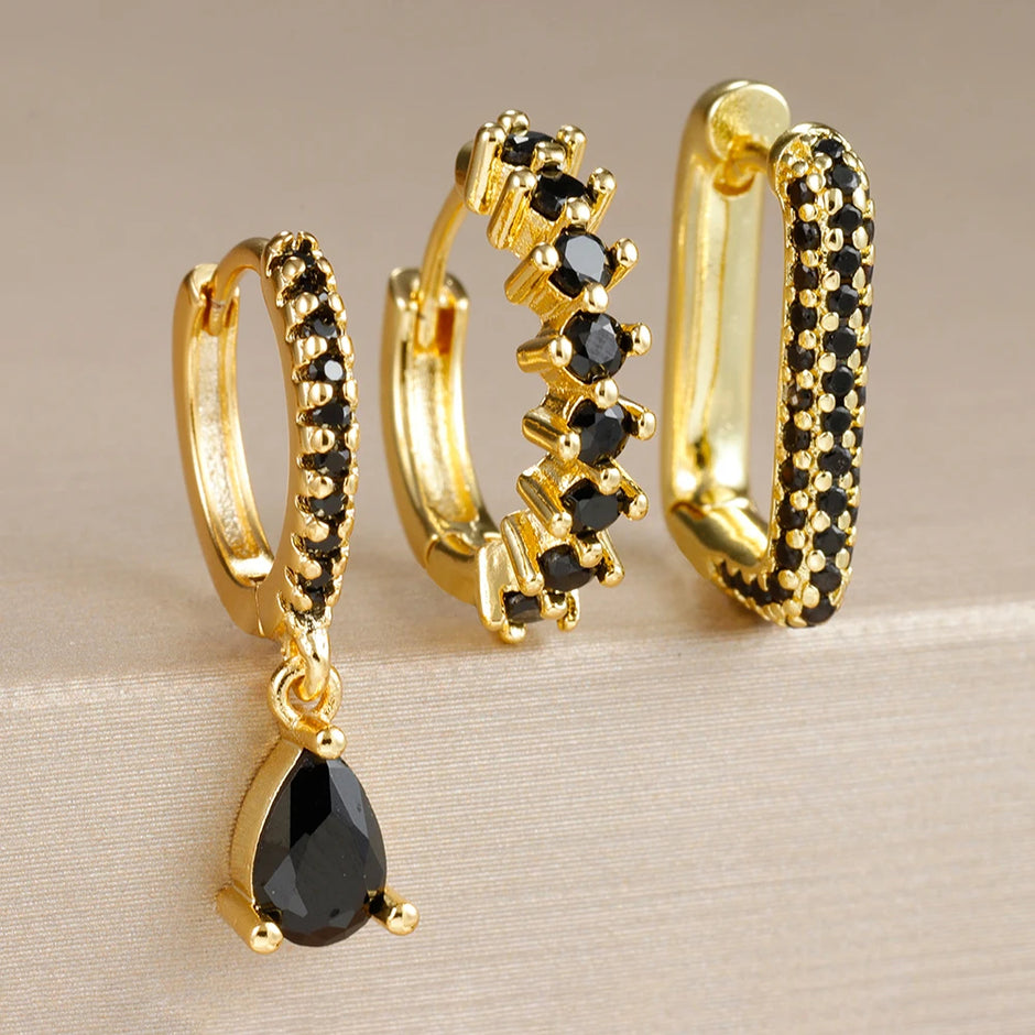 Boucle d'oreille femme moderne