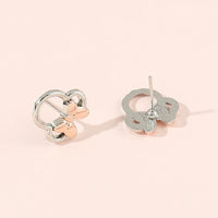 Boucle d'Oreille Enfant Argentée Minnie