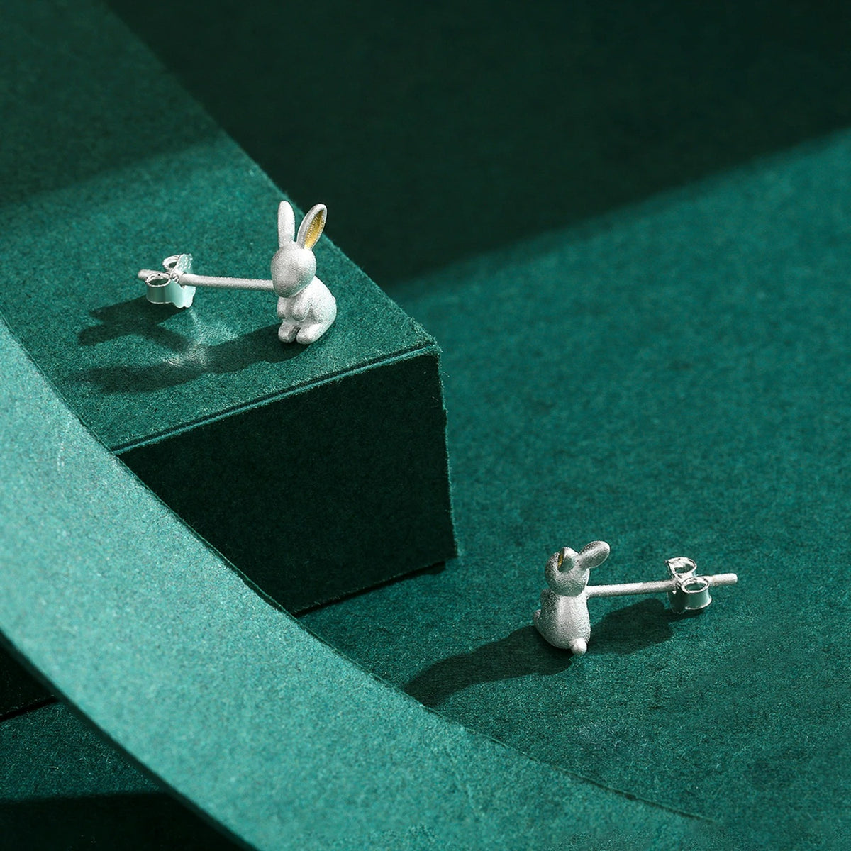 Boucle D’oreille Enfant Lapin - Argent