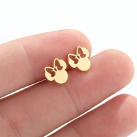 Boucle D’oreille Enfant Minnie - Acier Inoxydable