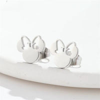 Boucle D’oreille Enfant Minnie - Acier Inoxydable