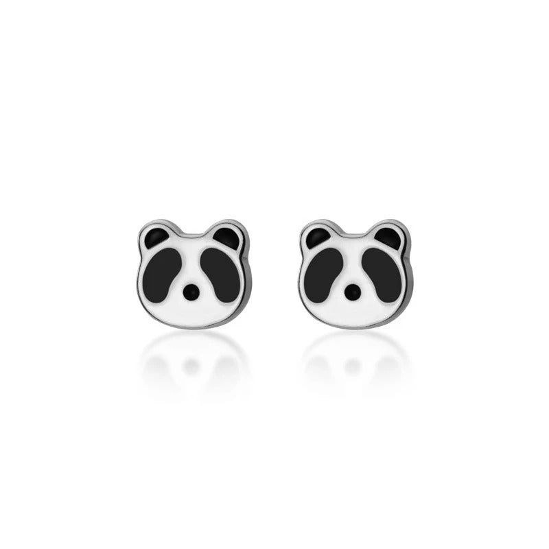 boucle D’oreille Enfant Panda - Argent