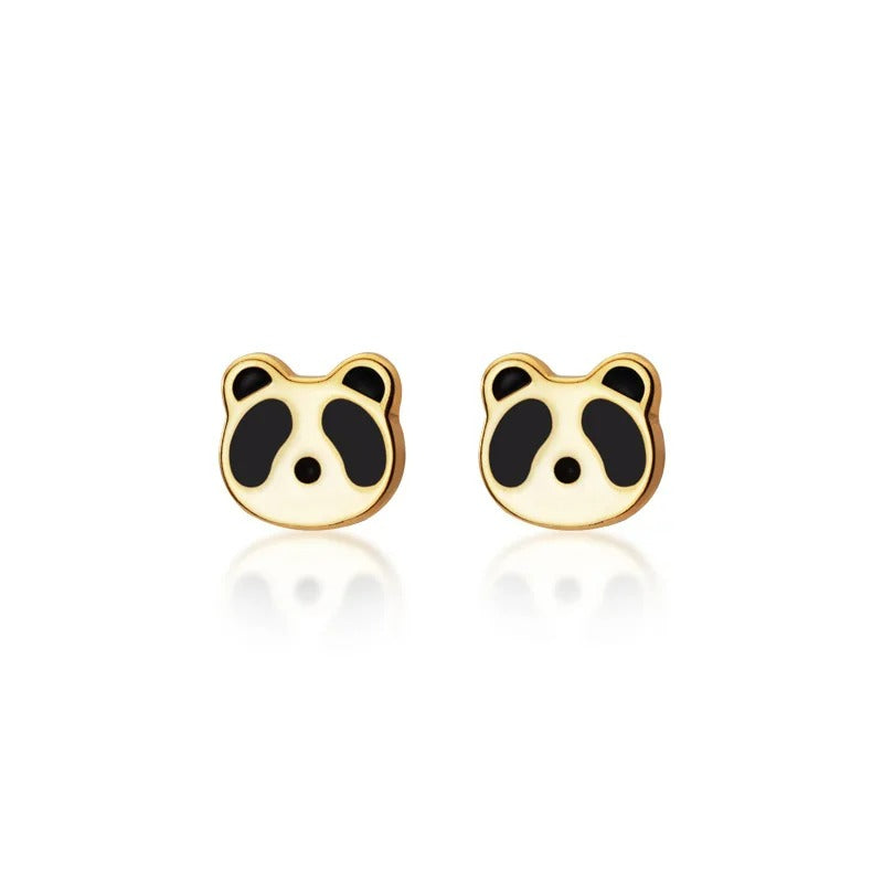 boucle D’oreille Enfant Panda - Argent