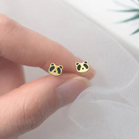 boucle D’oreille Enfant Panda - Argent