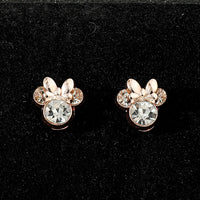 Boucle d'Oreille Enfant Strass Minnie