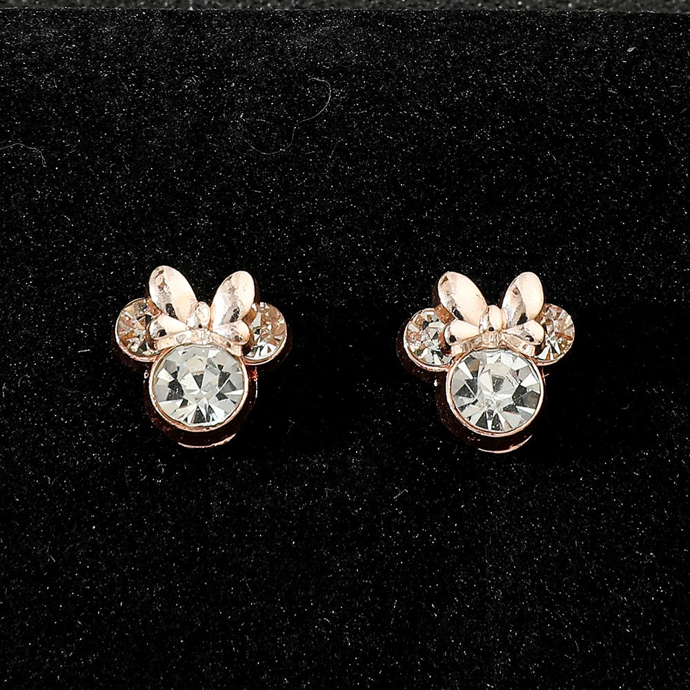 Boucle d'Oreille Enfant Strass Minnie Image