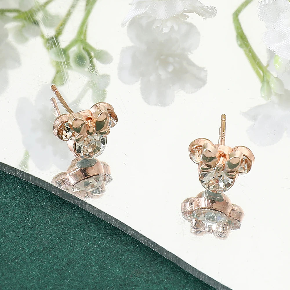 Boucle d'Oreille Enfant Strass Minnie