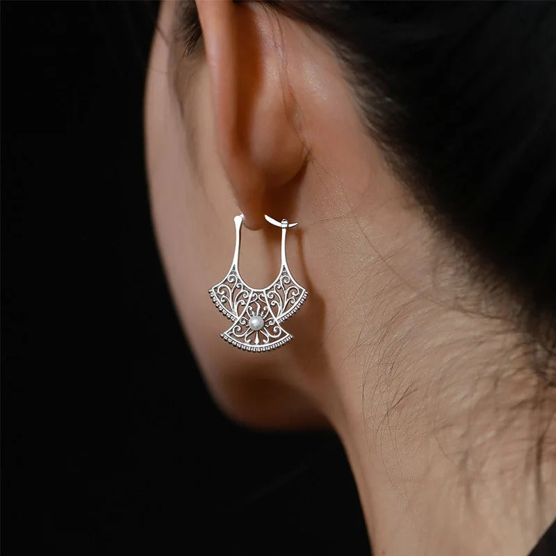 Boucle d'Oreille Ethnique Pendantes Design Image