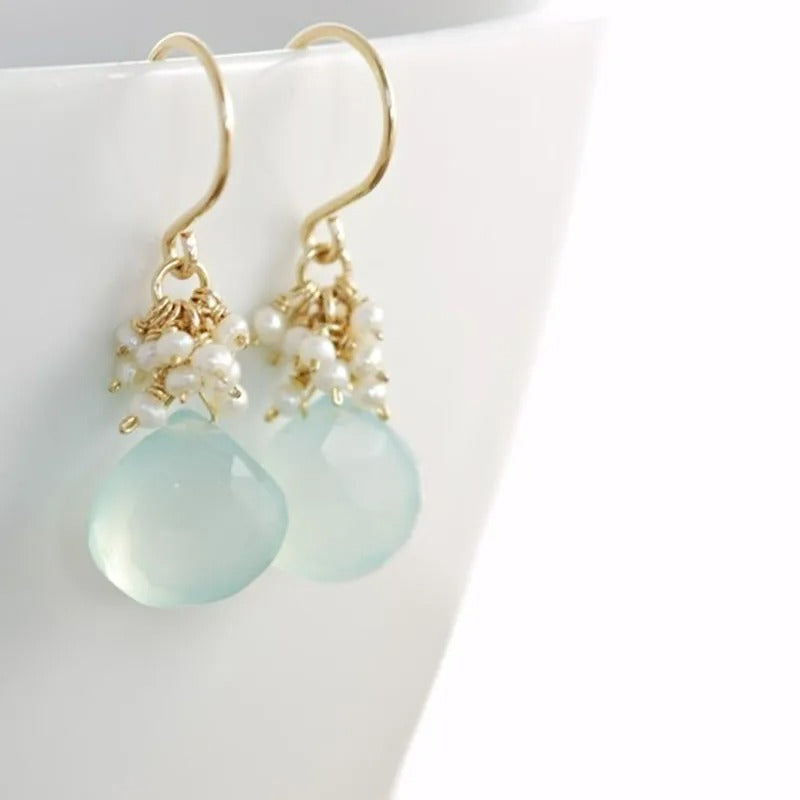 Boucle D'oreille fantaisie effet goutte