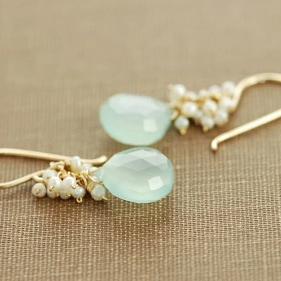 Boucle D'oreille fantaisie effet goutte
