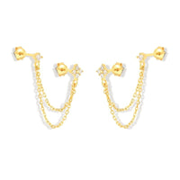 Boucle d'Oreille Fantaisie Femme en Argent