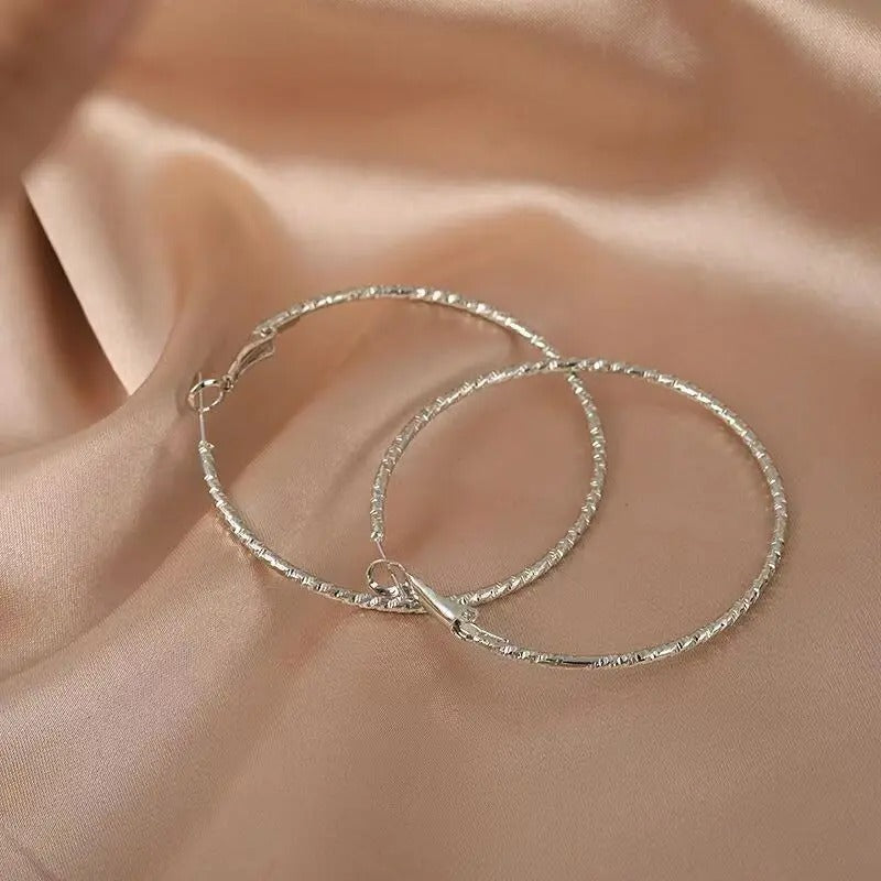 Boucle d'Oreille Femme Créole Circulaire