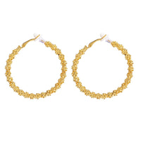 Boucle d'Oreille Femme Créole à Clipser Vintage