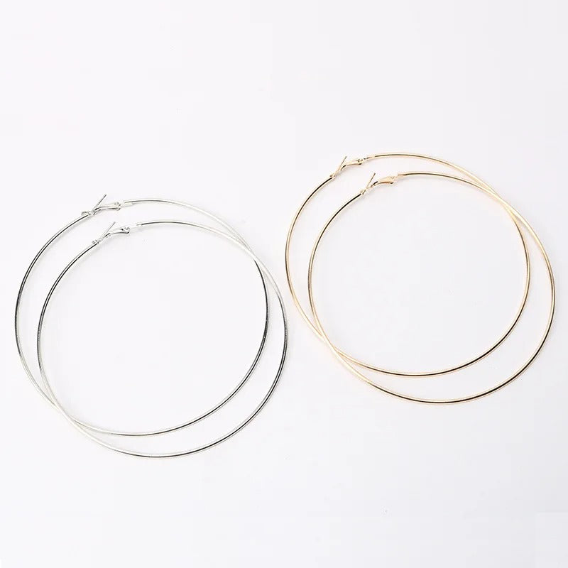 Boucle d'Oreille Femme Créole Tendance Image
