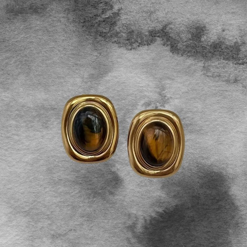 Boucle d’oreille Femme  Éclat Bohème – Acier Inoxydable