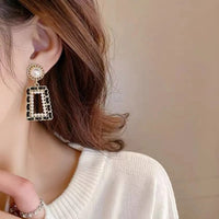 Boucle D'oreille Femme Pendante Graphique