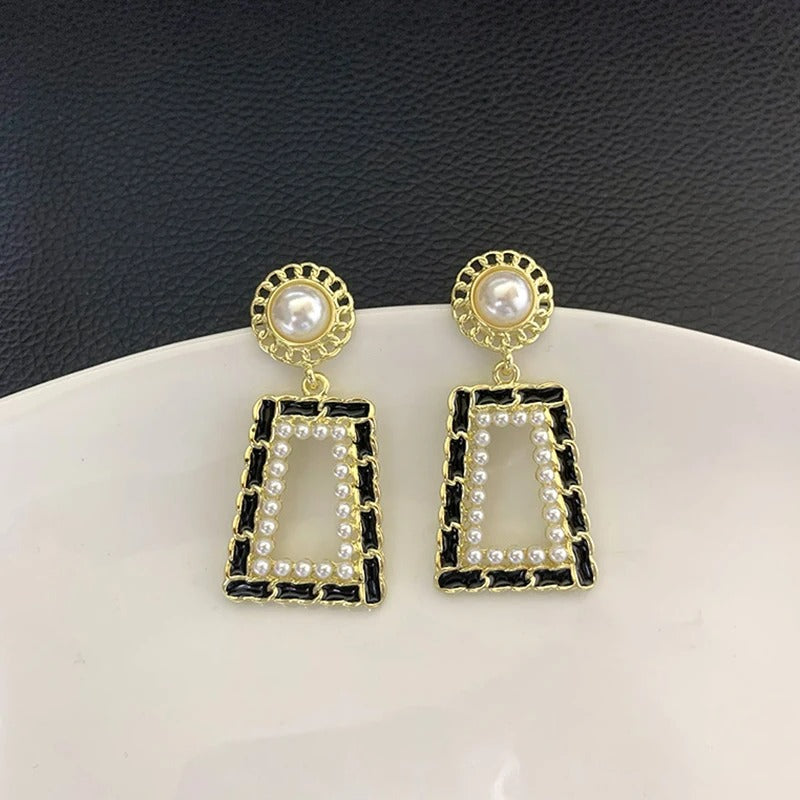 Boucle D'oreille Femme Pendante Graphique