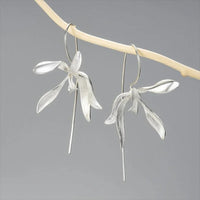 Boucle D'oreille Fleur Pendante