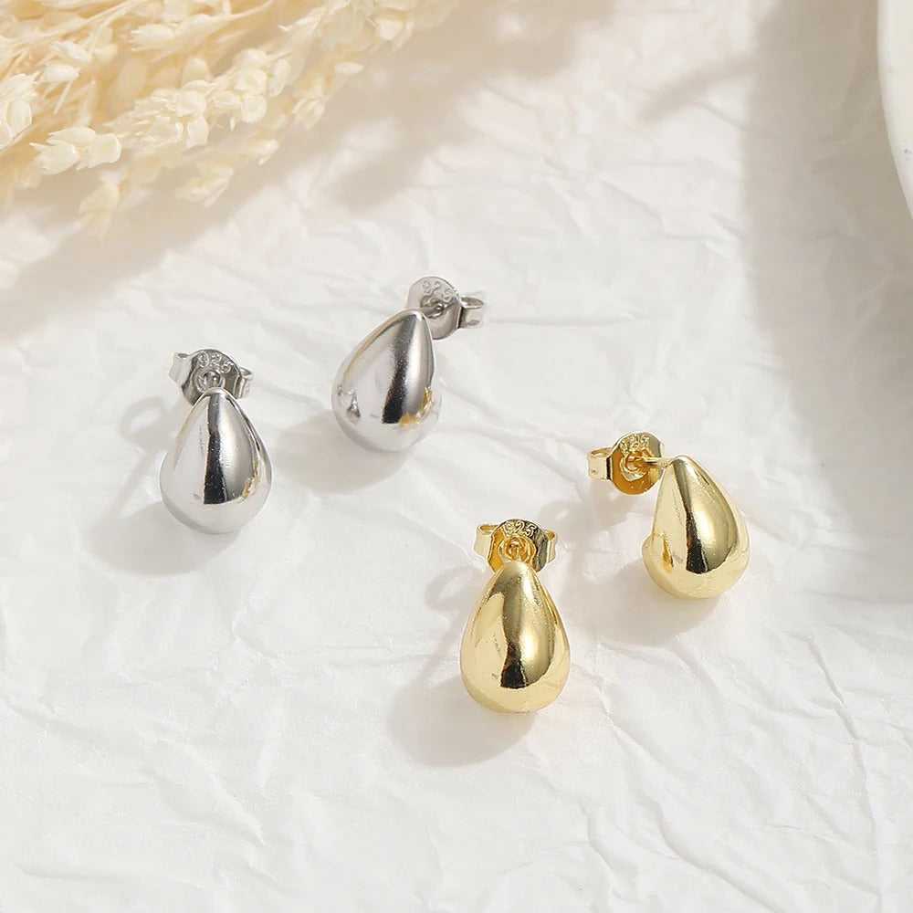 Boucle D'oreille Goutte Brillante