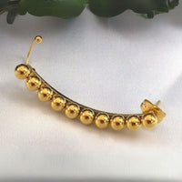 Boucle D'oreille Grimpante Dorée