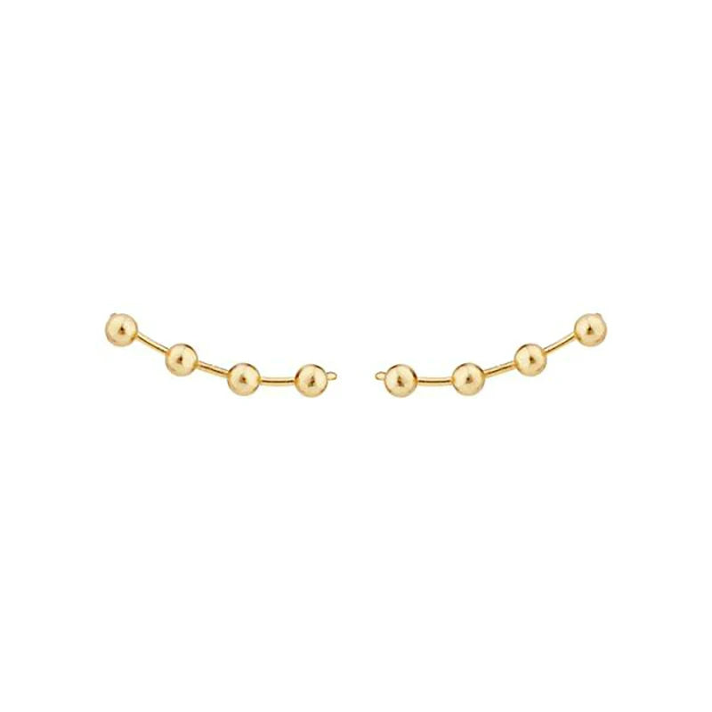 Boucle D'oreille Grimpante Style Étoiles Filantes