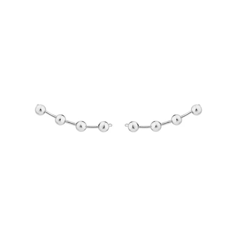 Boucle D'oreille Grimpante Style Étoiles Filantes