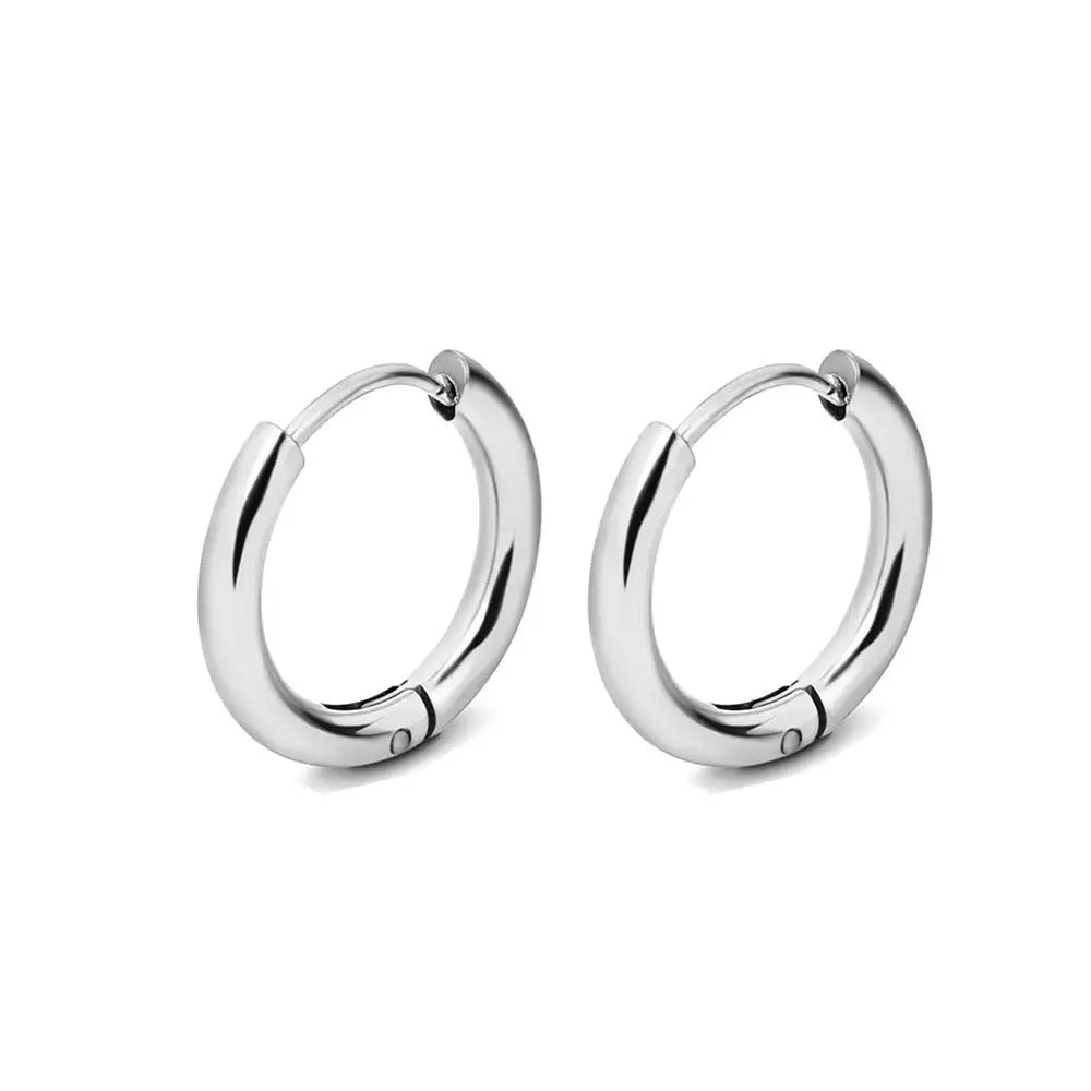 Boucle D'oreille Homme Anneau Minimaliste et Tendance