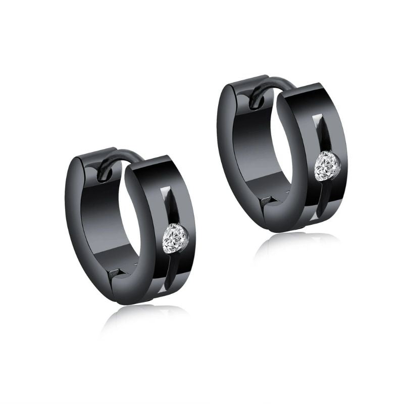 Boucle D'Oreille Homme Créole Chic Acier Inoxydable