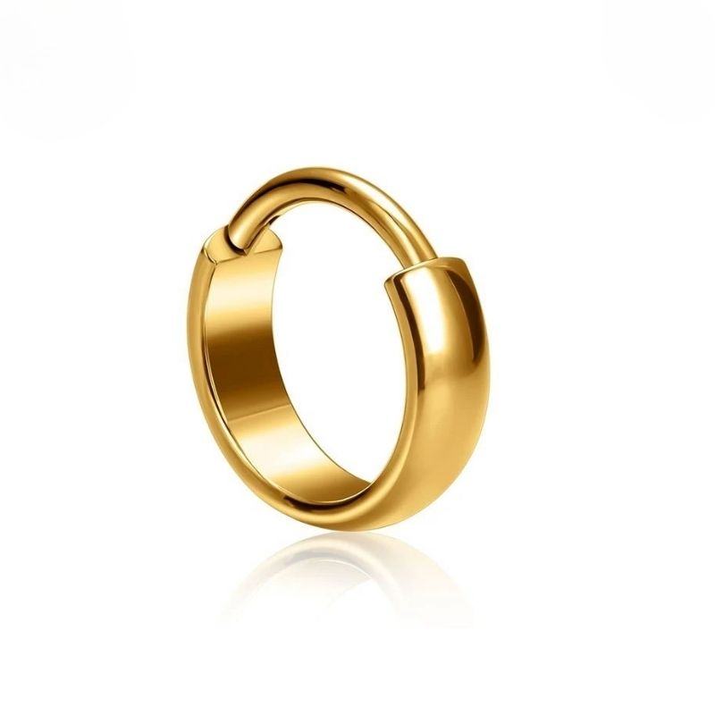 Boucle D'Oreille Homme Créole Sobre Doré