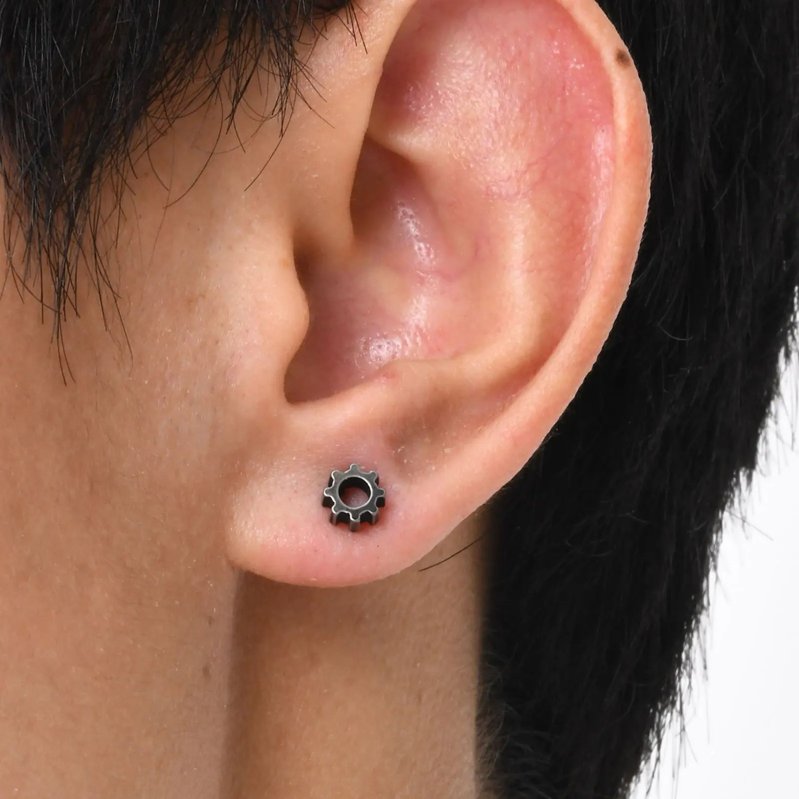 Boucle D'oreille Homme Discret Acier Inoxydable