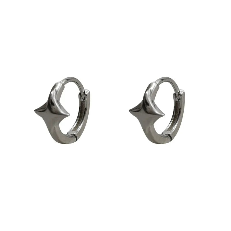 Boucle D'oreille Homme Discret Créole Étoile