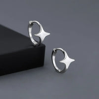 Boucle D'oreille Homme Discret Créole Étoile