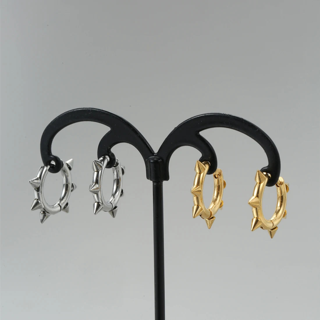 Boucle D'oreille Homme Discret Punk Acier Inoxydable