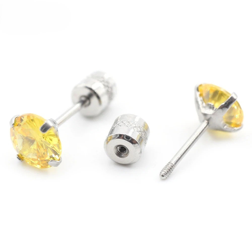 Boucle D'oreille Homme Discret Stylé Acier Inoxydable